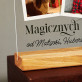 Magicznych świąt - Wydruk na szkle akrylowym z podstawką