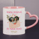 Mamo dziękuję za twoje serce - Personalizowany Kubek