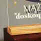 Mąż doskonały - Wydruk na szkle akrylowym z podstawką