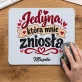 Podkładka Pod Myszkę Na Rocznicę Ślubu Prezent Na Walentynki Dla Kobiety: Jedyna, Która Mnie Podkładka Pod Myszkę Na Rocznicę Ślubu Prezent Na Walentynki Dla Kobiety: Jedyna, Która Mnie