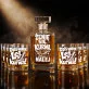 Zestaw Do Whisky Na Kawalerski Prezent Dla Mężczyzny: Żenię Się, Kurwa, Nalej Zestaw Do Whisky Na Kawalerski Prezent Dla Mężczyzny: Żenię Się, Kurwa, Nalej