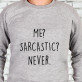 Me sarcastic - Bluza męska bez kaptura