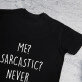 Me sarcastic - Czarna koszulka męska