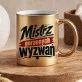 Złoty Kubek Na Święta Bożego Narodzenia Prezent Dla Mężczyzny: Poranny Męski Humor Złoty Kubek Na Święta Bożego Narodzenia Prezent Dla Mężczyzny: Poranny Męski Humor