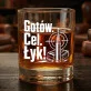 Szklanka Do Whisky Dla Żołnierza Prezent Na Przysięgę Wojskową Dla Mężczyzny: Gotów. Cel. Łyk! Szklanka Do Whisky Dla Żołnierza Prezent Na Przysięgę Wojskową Dla Mężczyzny: Gotów. Cel. Łyk!