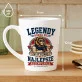 Kubek Z Nadrukiem Dla Niego Prezent Na Walentynki Dla Mężczyzny: Legendy Styczeń Lew