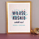 Miłość rośnie - wydruk obramowany