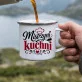 Kubek Emaliowany Dla Kucharki Prezent Dla Kobiety: Kuchenne Mistrzostwo
