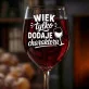 Kieliszek Do Wina Na Urodziny Prezent Dla Mężczyzny: Wiek Dodaje Charakteru Kieliszek Do Wina Na Urodziny Prezent Dla Mężczyzny: Wiek Dodaje Charakteru