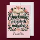 Kartka Personalizowana Dla Wychowawczyni Prezent Dla Kobiety: Opiekunka Przyszłych