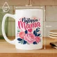 Kubek Z Nadrukiem Na Dzień Matki Prezent Dla Mamy Kobiety: Najlepsza Mama Kwiaty Kubek Z Nadrukiem Na Dzień Matki Prezent Dla Mamy Kobiety: Najlepsza Mama Kwiaty