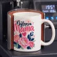 Kubek Z Nadrukiem Na Dzień Matki Prezent Dla Mamy Kobiety: Najlepsza Mama Kwiaty Kubek Z Nadrukiem Na Dzień Matki Prezent Dla Mamy Kobiety: Najlepsza Mama Kwiaty