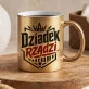 Złoty Kubek Dla Dziadka Prezent Na Dzień Dziadka Dla Mężczyzny: Manifest Bezkompromisowy