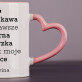 Moja kawa jest jak moje serce - Personalizowany Kubek