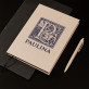 Monogram imię - Eko notes A5 z trawy