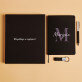 Monogram imię elegant - Zestaw z notatnikiem