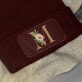 Monogram kwiaty - Czapka zimowa