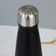 Monogram w kole kwiaty - Butelka na wodę 630 ml