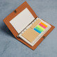 Monogram w kole kwiaty - Notes retro