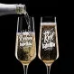 Dwa Kieliszki Do Szampana Dla Przyjaciół Prezent Dla Pary: Królowa Bąbelków Dwa Kieliszki Do Szampana Dla Przyjaciół Prezent Dla Pary: Królowa Bąbelków