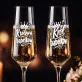 Dwa Kieliszki Do Szampana Dla Przyjaciół Prezent Dla Pary: Królowa Bąbelków Dwa Kieliszki Do Szampana Dla Przyjaciół Prezent Dla Pary: Królowa Bąbelków