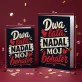 Kartka z Życzeniami Na 2 Rocznice Ślubu Na Walentynki Dla Mężczyzny: Nowoczesny Typograficzny
