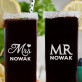 Mr&Mrs - Dwie grawerowane szklanki