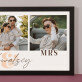 Mr & Mrs - zdjęcia ślubne - wydruk obramowany