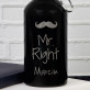 Mr. Right - Butelka na wodę 0,4l z grawerem