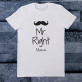 Mr. Right - Koszulka męska z nadrukiem