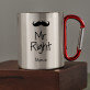 Mr. Right - Kubek metalowy z karabińczykiem Mr. Right - Kubek metalowy z karabińczykiem