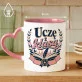 Kubek Z Nadrukiem Na Zakończenie Roku Szkolnego Prezent Dla Kobiety: Uczę Z Klasą Kubek Z Nadrukiem Na Zakończenie Roku Szkolnego Prezent Dla Kobiety: Uczę Z Klasą