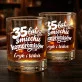 Szklanki Do Whisky z Grawerem Na 35 Rocznice Ślubu Prezent Na Walentynki Dla Pary: 35 Lat Śmiechu I Szklanki Do Whisky z Grawerem Na 35 Rocznice Ślubu Prezent Na Walentynki Dla Pary: 35 Lat Śmiechu I