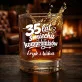 Szklanki Do Whisky z Grawerem Na 35 Rocznice Ślubu Prezent Na Walentynki Dla Pary: 35 Lat Śmiechu I Szklanki Do Whisky z Grawerem Na 35 Rocznice Ślubu Prezent Na Walentynki Dla Pary: 35 Lat Śmiechu I