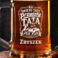 Kufel Personalizowany z Grawerem Na Dzień Ojca Dla Przyszłego Taty Prezent: Retro Etykieta Taty Kufel Personalizowany z Grawerem Na Dzień Ojca Dla Przyszłego Taty Prezent: Retro Etykieta Taty