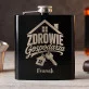 Piersiówka Z Grawerem Na Nowe Mieszkanie Prezent Dla Mężczyzny: Zdrowie Gospodarza -