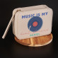 Music is my best friend! - Etui na ładowarki i słuchawki Stackers