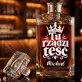 Karafka Do Whisky z Grawerem Dla Teścia Prezent Na Dzień Ojca Dla Mężczyzny: Tu Rządzi Teść