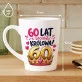 Kubek Z Nadrukiem Na 60 Prezent Na 60 Urodziny Dla Kobiety: 60 Lat Królowa Kubek Z Nadrukiem Na 60 Prezent Na 60 Urodziny Dla Kobiety: 60 Lat Królowa
