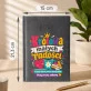 Kalendarz Książkowy A5 2027 Dla Przedszkolanki Prezent Dla Kobiety: Radosna Typografia