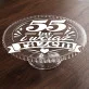 Patera Na Ciasto Na 55 Rocznicę Ślubu Prezent Na Walentynki Dla Pary: Typograficzny Duet