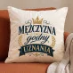 Poduszka Dekoracyjna Na Urodziny Prezent Dla Mężczyzny: Emblemat Godności