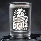Kieliszki Do Wódki Dla Brata Prezent Dla Mężczyzny: Braterski Toast Retro