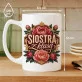 Kubek Z Nadrukiem Dla Siostry Prezent Dla Kobiety: Siostra Z Klasą Kubek Z Nadrukiem Dla Siostry Prezent Dla Kobiety: Siostra Z Klasą