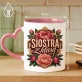 Kubek Z Nadrukiem Dla Siostry Prezent Dla Kobiety: Siostra Z Klasą Kubek Z Nadrukiem Dla Siostry Prezent Dla Kobiety: Siostra Z Klasą
