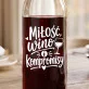 Karafka Do Wina Dla Pary Młodej Prezent Na Ślub Dla Pary: Miłosny Toast Karafka Do Wina Dla Pary Młodej Prezent Na Ślub Dla Pary: Miłosny Toast
