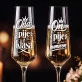 Dwa Kieliszki Do Szampana Dla Dwojga Prezent Dla Pary: Duet Szampański Premium Dwa Kieliszki Do Szampana Dla Dwojga Prezent Dla Pary: Duet Szampański Premium