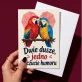 Kartka z Życzeniami Na 20 Rocznicę Ślubu Dla Pary: Duet Z Humorem