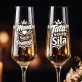 Dwa Kieliszki Do Szampana Na Podziękowanie Dla Rodziców Prezent Dla Pary: Mama Nasza Pewność