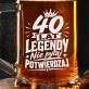 Kufel Na 40 Urodziny Prezent Dla Mężczyzny: 40 Lat Legendy